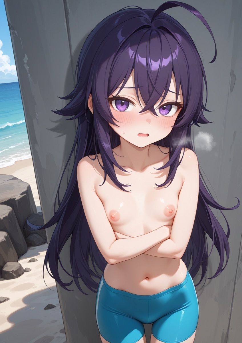 ビーチで女の子が男水着チャレンジするやつ 1の作品画像 9