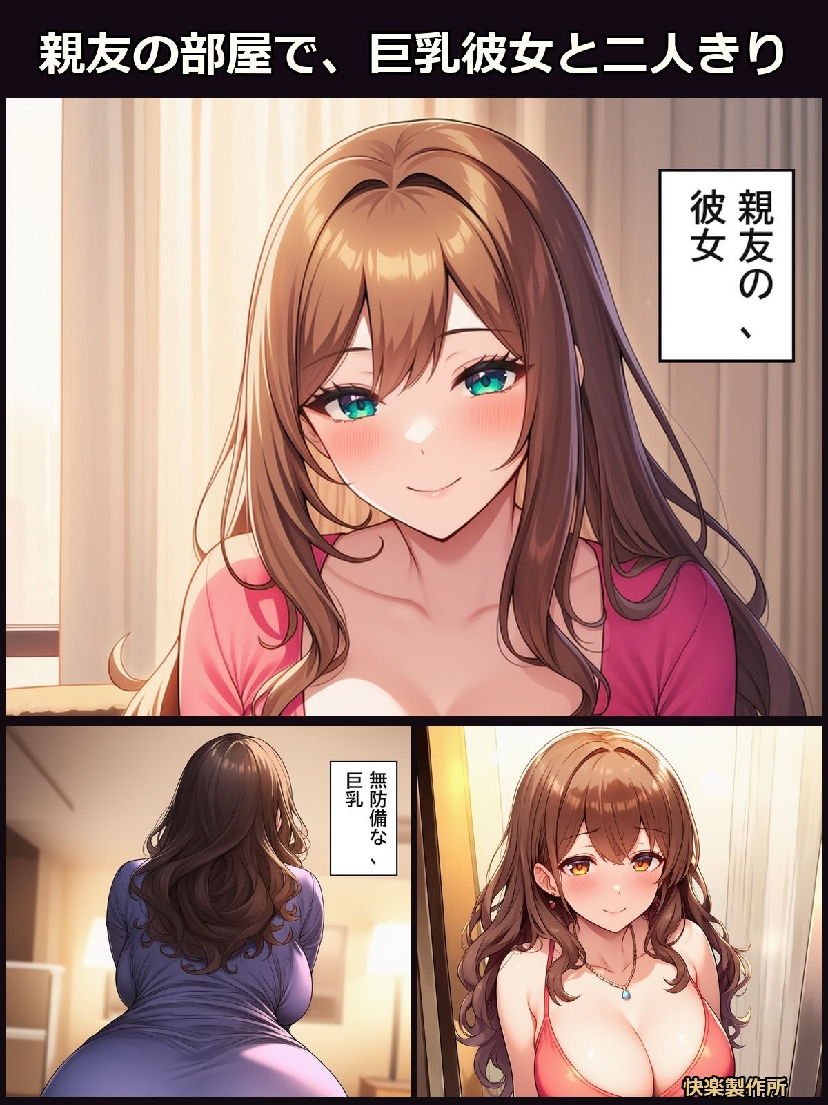 親友の彼女を寝取った記録 ─ 友人の部屋で【彼女・NTR・セリフ付き計168枚】の作品画像 1