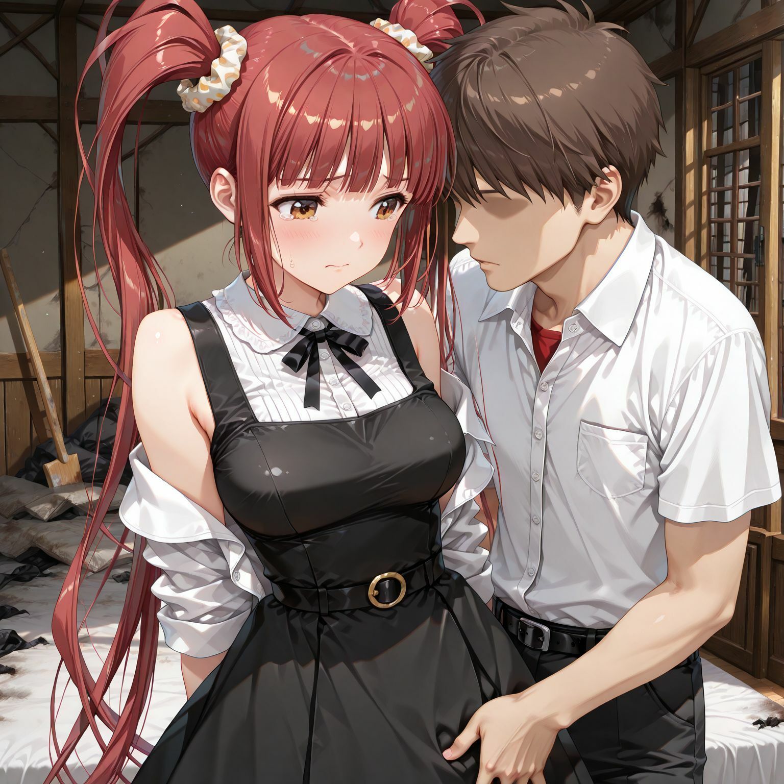 不良学生に絡まれて 松田 亜〇沙 画像1