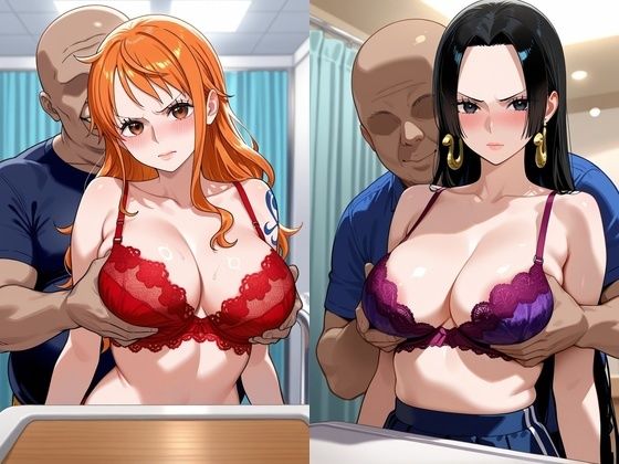 乳がん検診に来たところ悪徳医師の手つきが徐々にいやらしくなり最終的にはチ●ポを挿入【●ミ＆ハン●ック】の作品画像 1