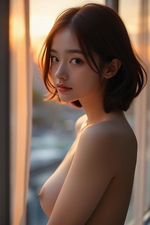 おっぱいを見せる美女04 オリジナルキャラクター トップレス AI生成動画:9分31秒 画像2