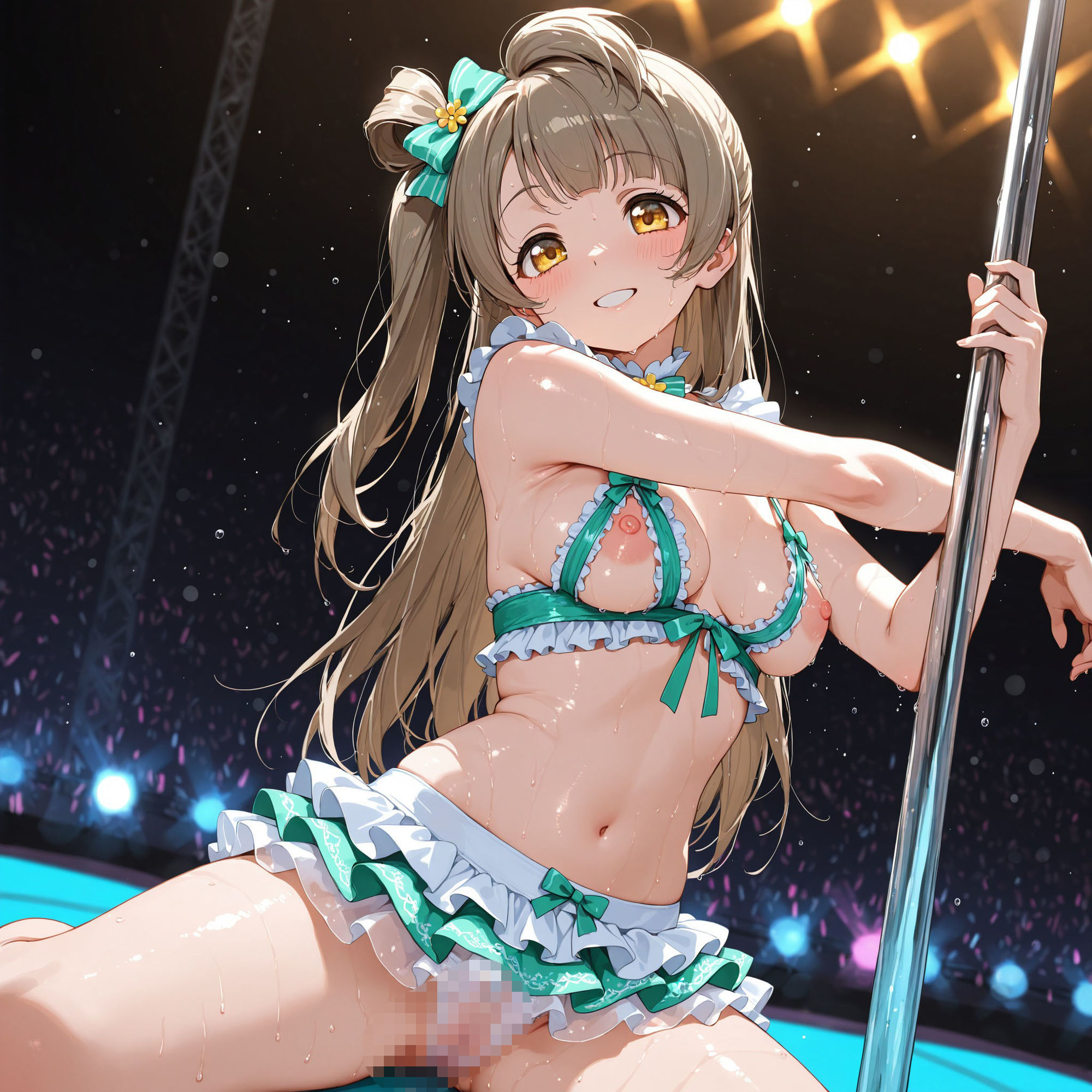 恥ジライブ！！ ポールダンス 穂○果・絵○・こ○りの作品画像 8