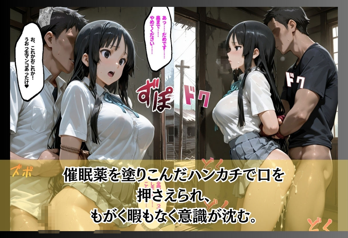 催●薬を染み込ませたハンカチで痴●魔に襲われる2