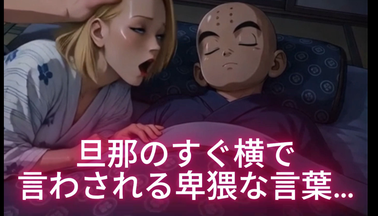 18号クリ〇ン夫婦の前で泥●ブル〇がベジ〇タに中出し懇願〜覗き見した18号が巨根にお掃除フ○ラしてクリ〇ン寝取られ旅館NTRの作品画像 10
