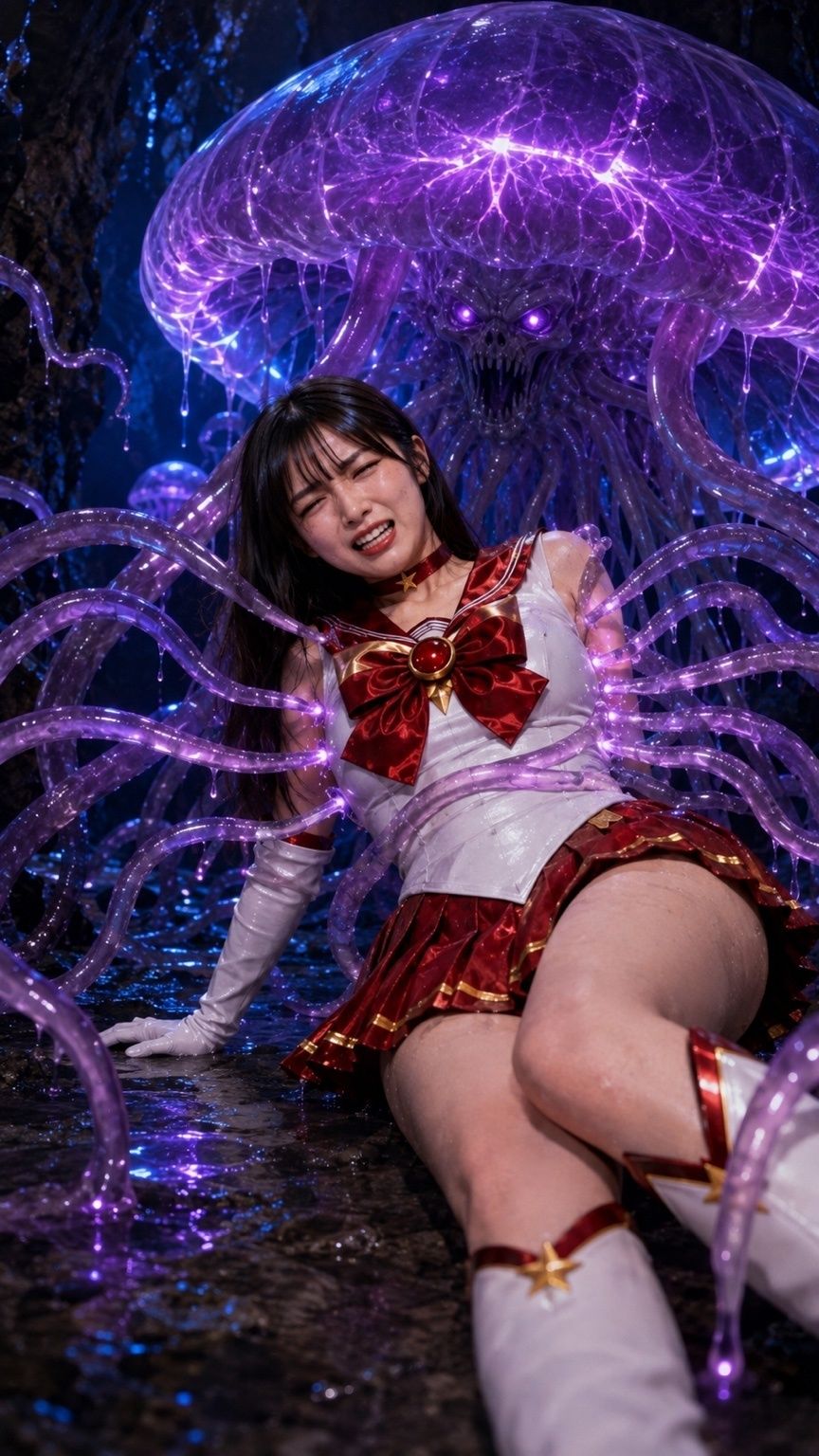 特撮ヒロイン絶体絶命!〜クラゲ怪人の触手地獄〜 画像3