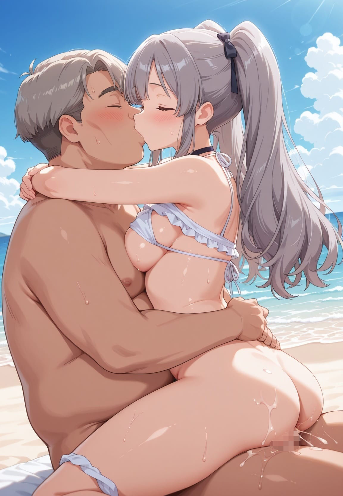 やだぁぁ…!! 見られてるのにイッちゃう…!! 俺の彼女は露出狂 ア〇ドルマスター No.37