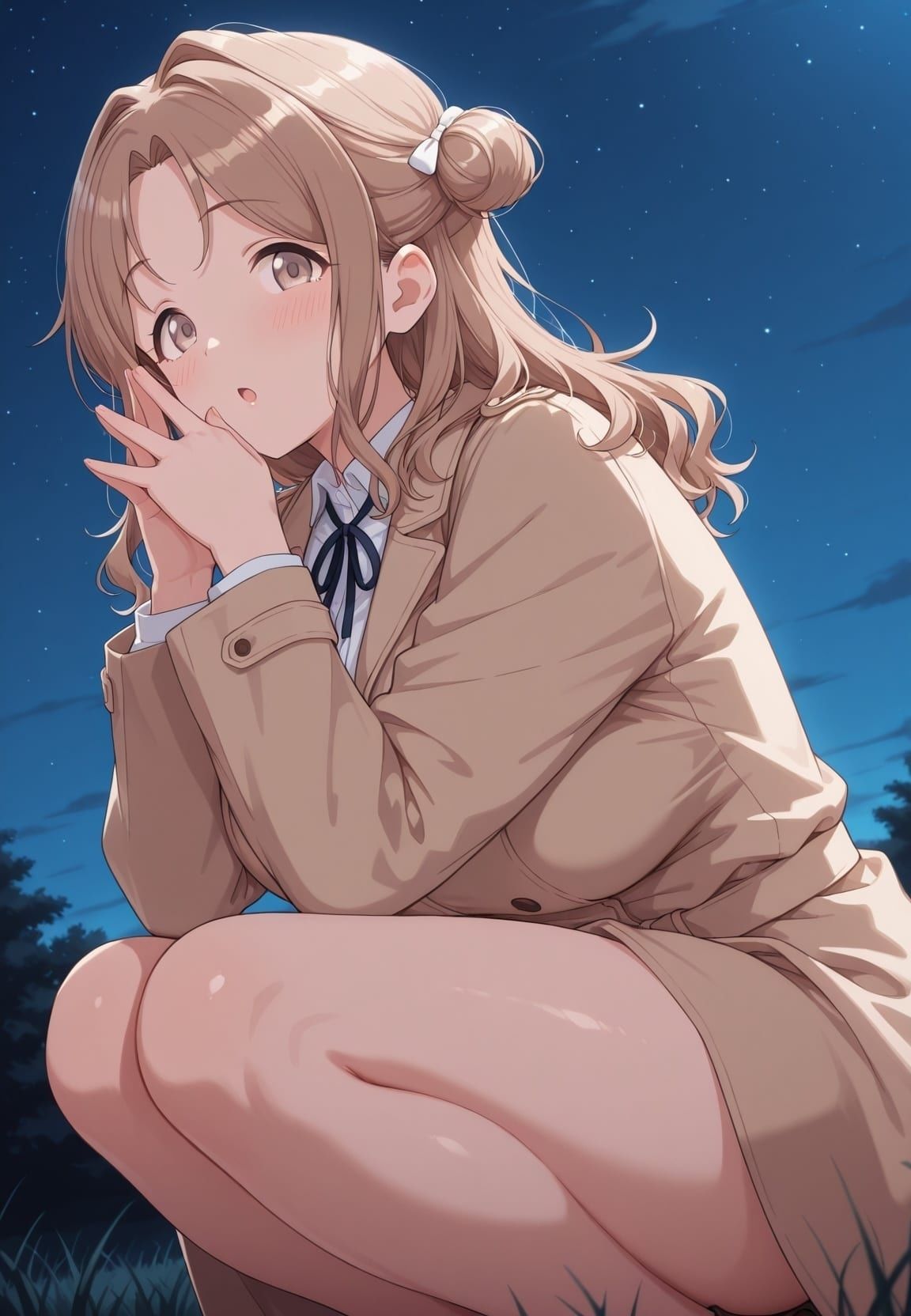 やだぁぁ…！！ 見られてるのにイッちゃう…！！ 俺の彼女は露出狂 ア〇ドルマスター No.5 画像4