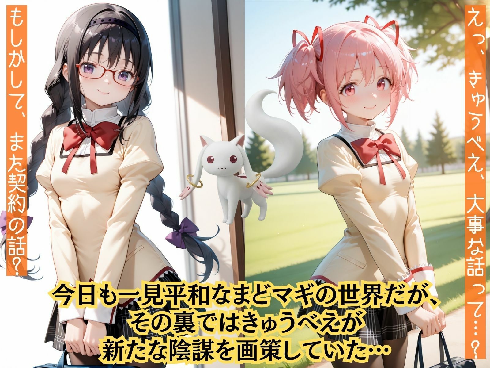 もしも可憐で誇り高き魔法少女達を〇〇の力で強●的に着せ替え人形に堕として弄んだら？まどマギ編1
