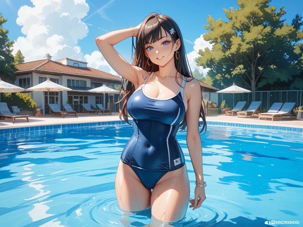 料亭看板娘と水着美女と宮殿を訪れる美女4