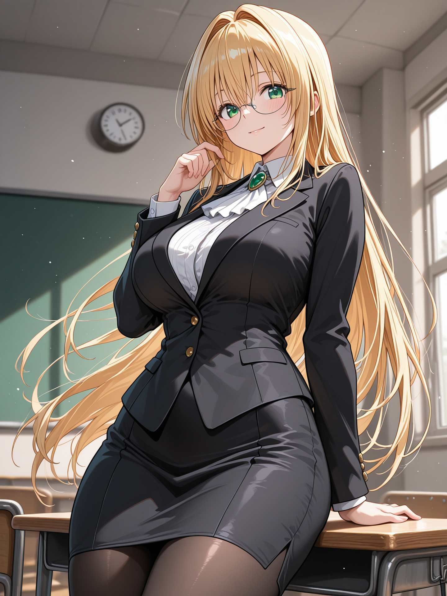 【無料エロ漫画】d_817030 ティアーユ先生と濃厚セックス！(メロンピープル)