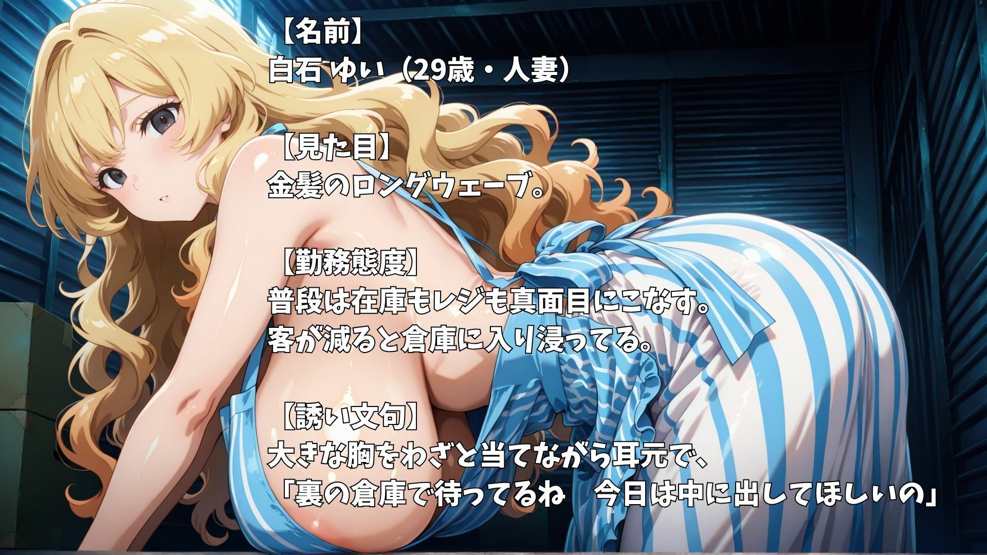 【4K】深夜のコンビニバイト中に淫乱人妻と濃厚中出しセックス 画像6