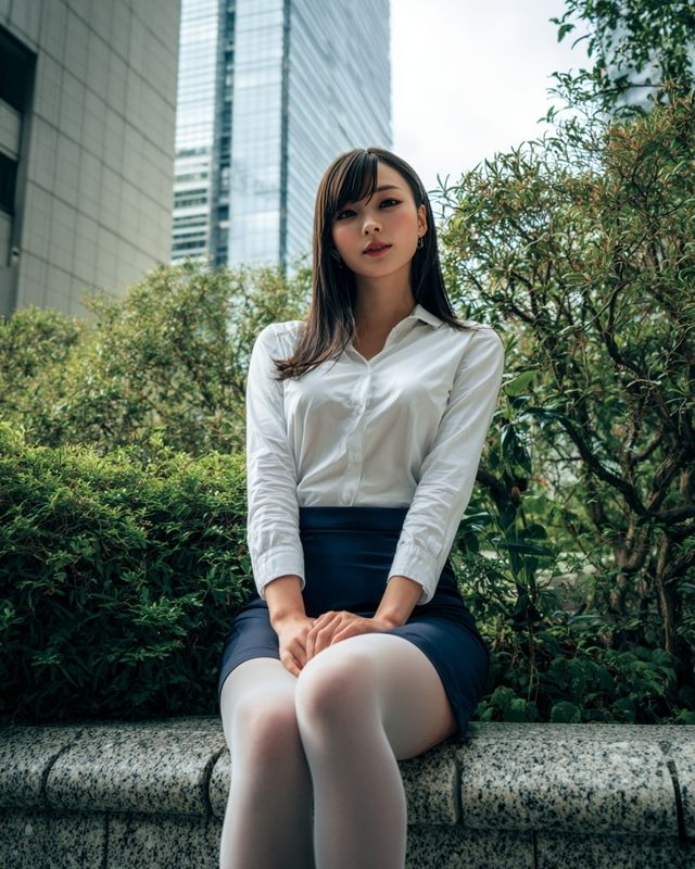 OL美脚フェチ  ーミニスカ×ストッキングー 画像7