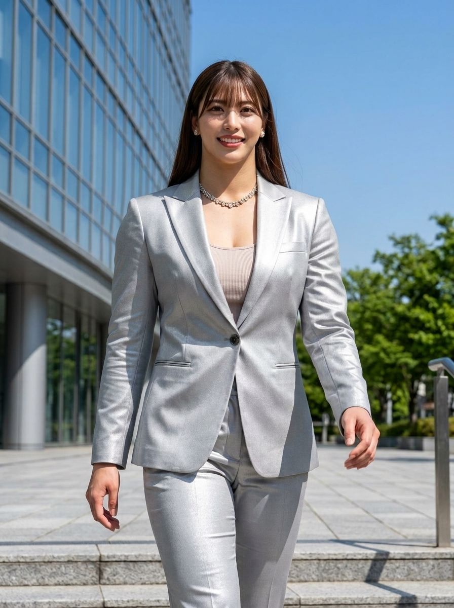 【極上高身長174cm】長身アスリート美女・沙織（さおり）〜凛としたスーツを脱いだら、圧巻のしなやか肉体美だった〜 サンプル画像 1