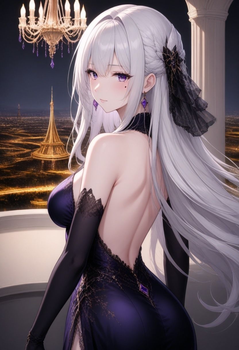 【AI生成】銀月のセレナ 300 Illustrations Collection 画像3
