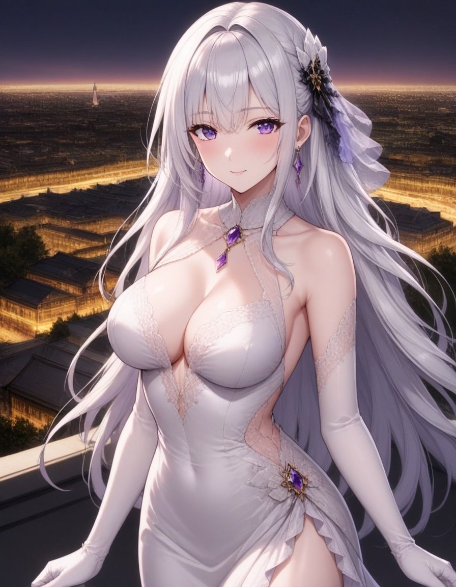 【AI生成】銀月のセレナ 300 Illustrations Collection 画像6