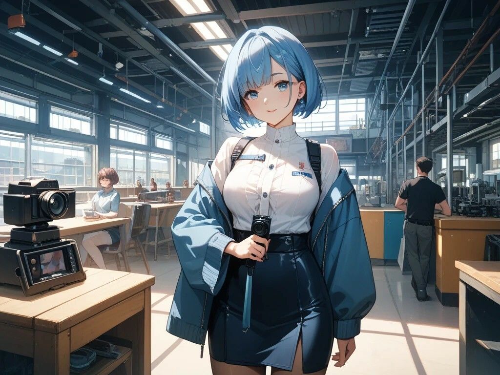 図書室プレイと学校プールプレイと工場で働く美女と鍾乳洞散策美女 画像5