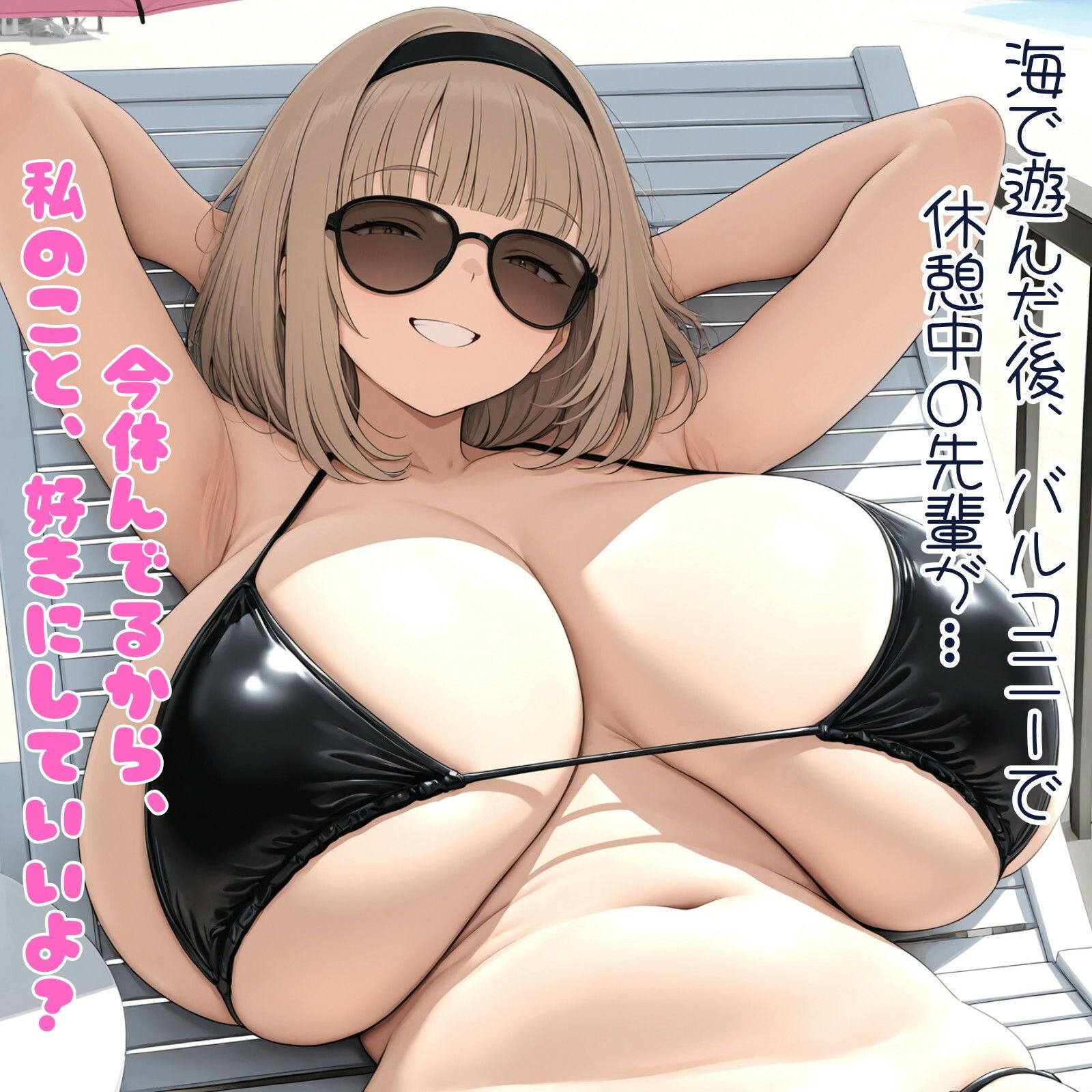 元・童貞の俺は爆乳先輩と夏を満喫する。の作品画像 2
