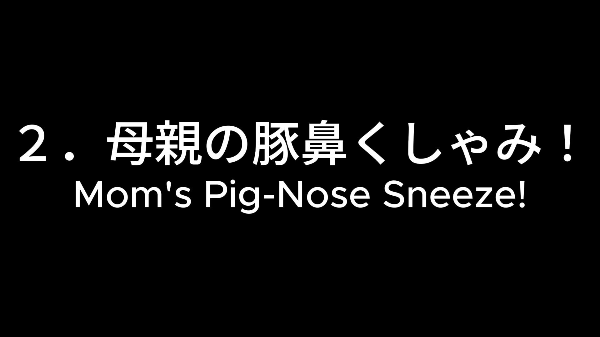 豚鼻くしゃみコレクション！（MP4アニメ） / Pig Nose Sneeze Collection！ （MP4 Anime） 画像4