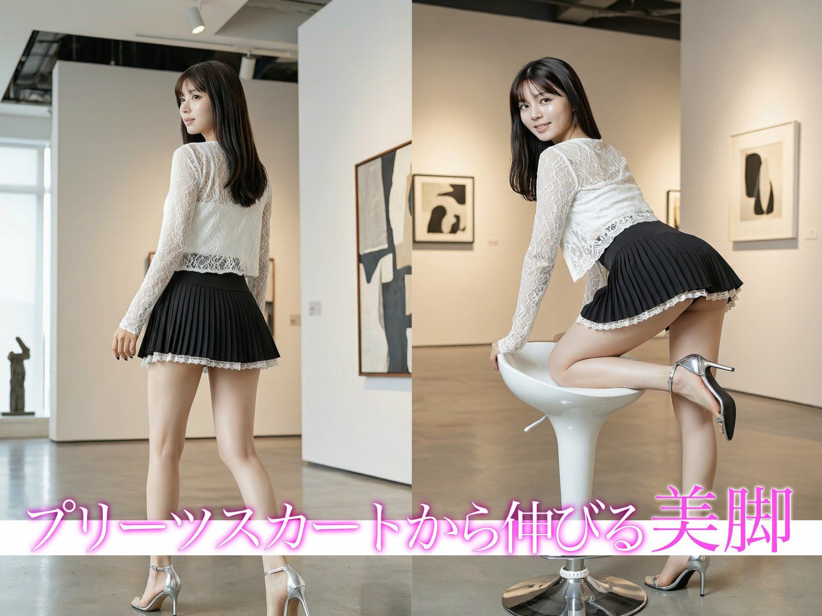 日常のエロいお尻<プリーツスカート編> 画像1