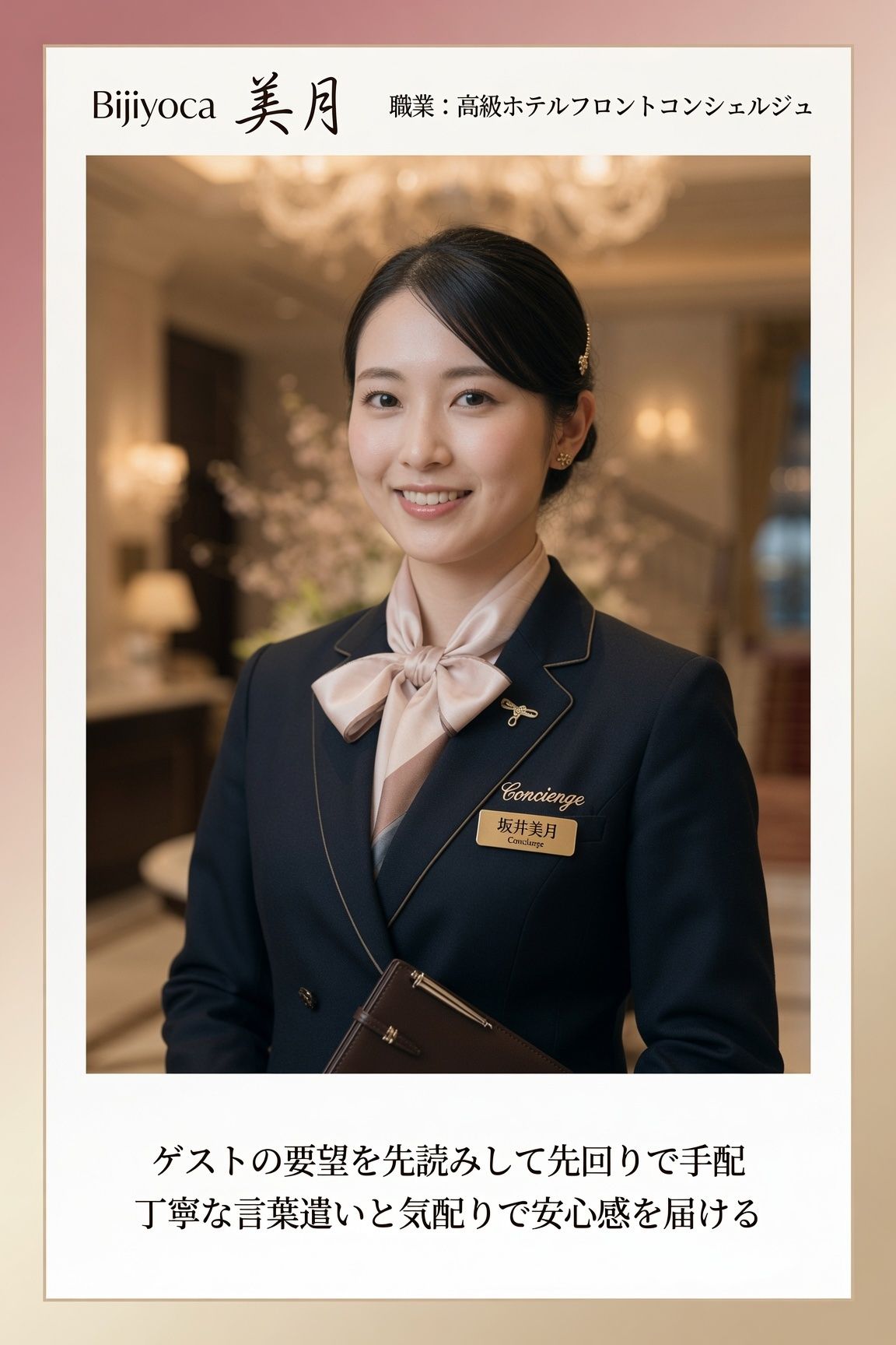 私のお仕事図鑑_ホテルコンシェルジュ坂井美月 サンプル画像 1