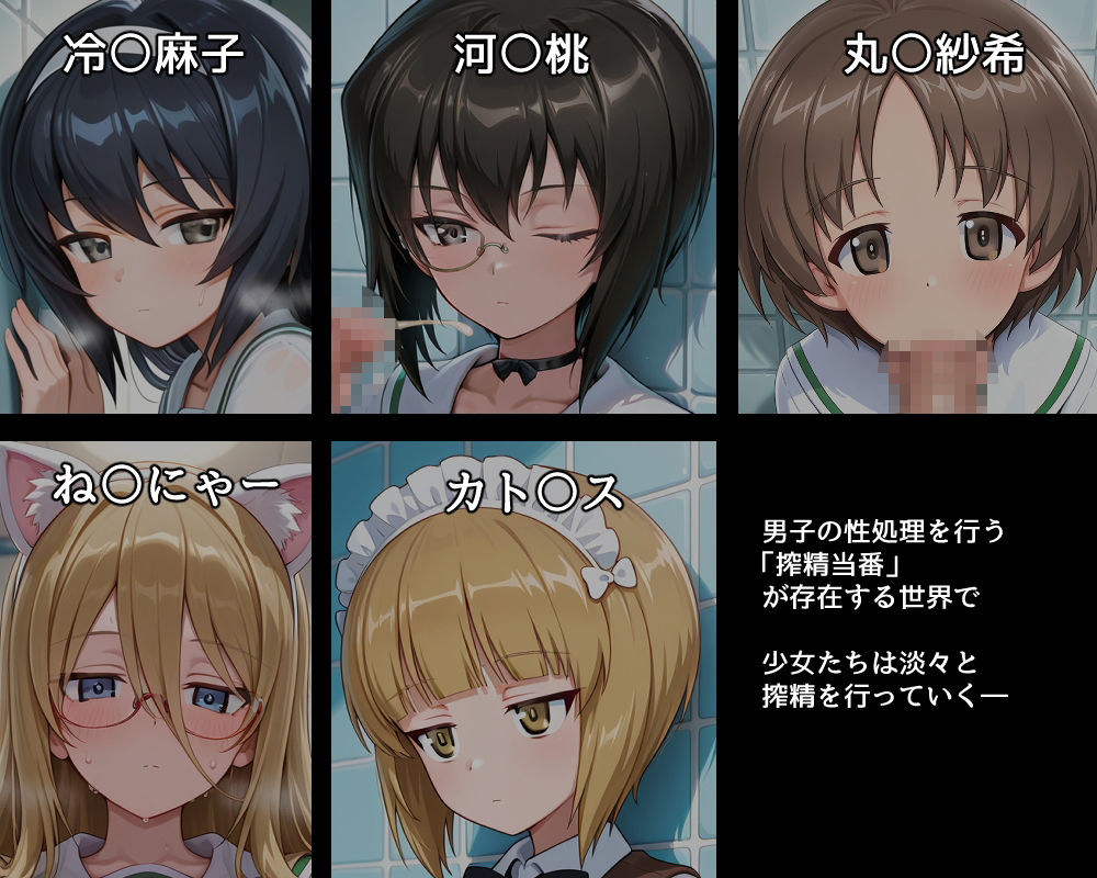 ハメパン〇ァー 〜無表情で事務的搾精編〜の作品画像 1