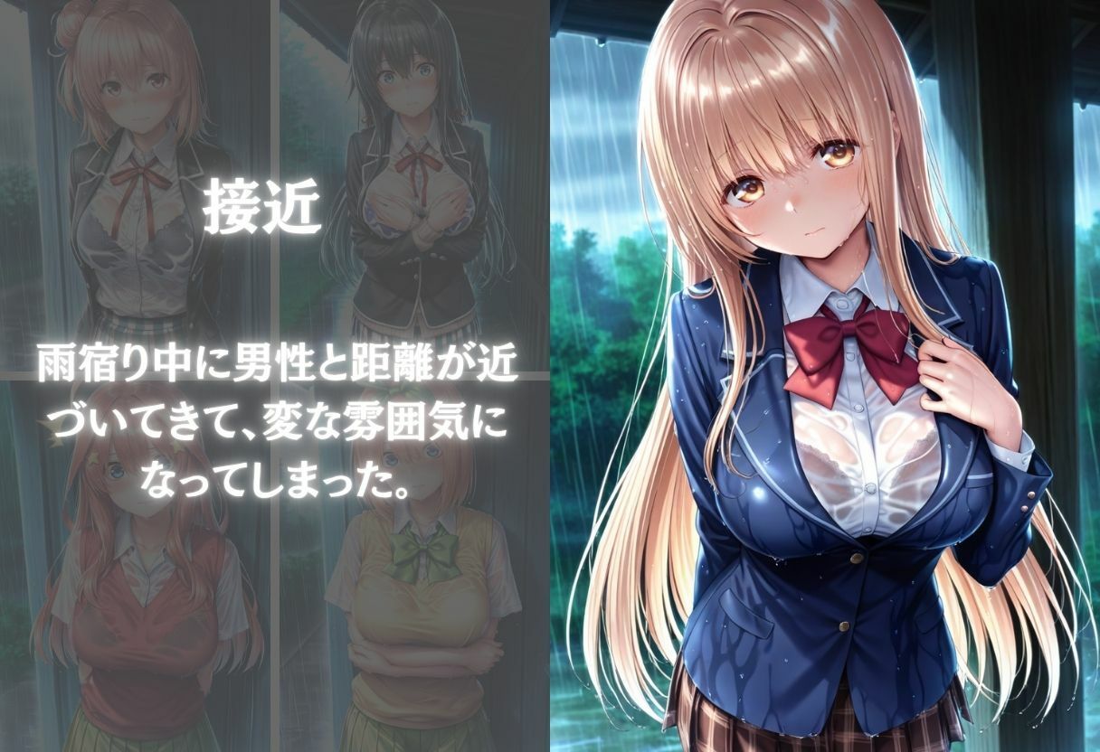 雨宿りの濡れ透け制服美少女を自宅で犯した話〜Vol.2〜3