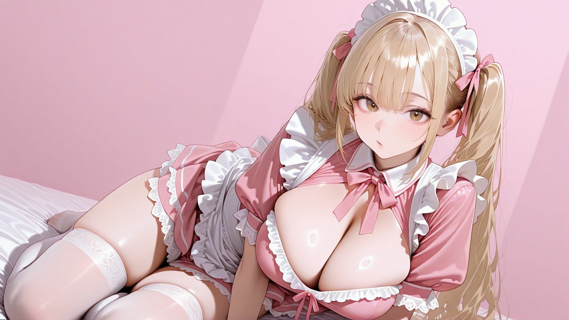 【4K】爆乳メイドの性奉仕。濃厚あまあま中出しセックス サンプル画像 1