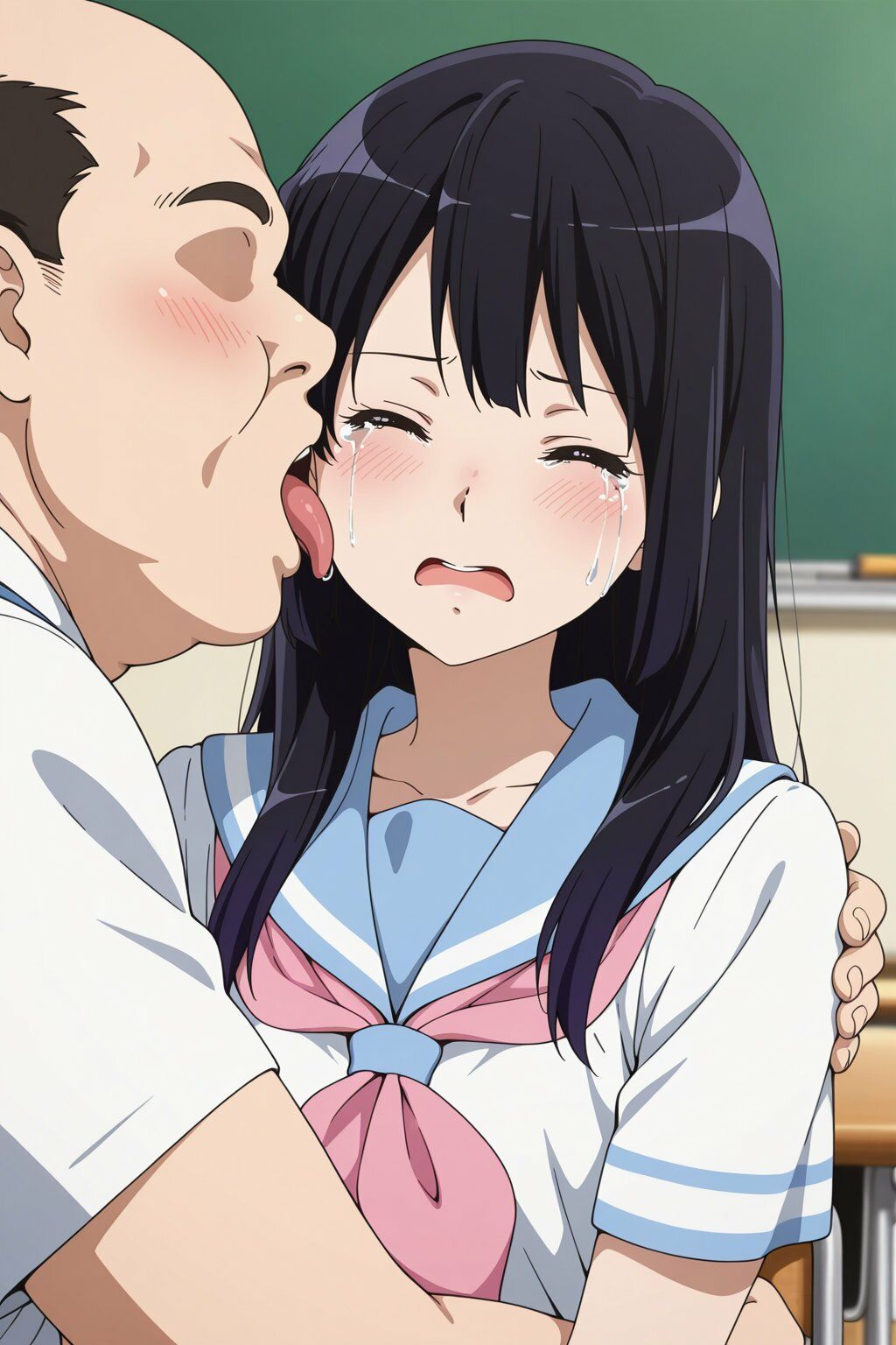高坂○奈 キモおじ強●性指導 画像2