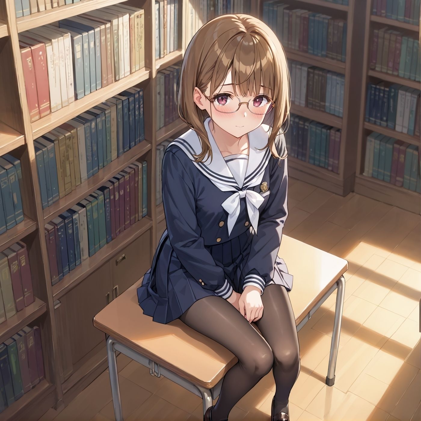学園性活！図書委員と官能的な秘め事9【メガネ美少女の厳選CG209枚収録】2