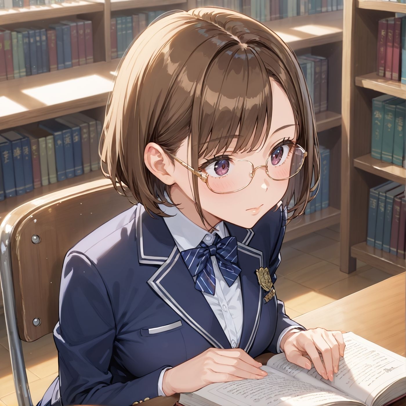 学園性活！図書委員と官能的な秘め事9【メガネ美少女の厳選CG209枚収録】3
