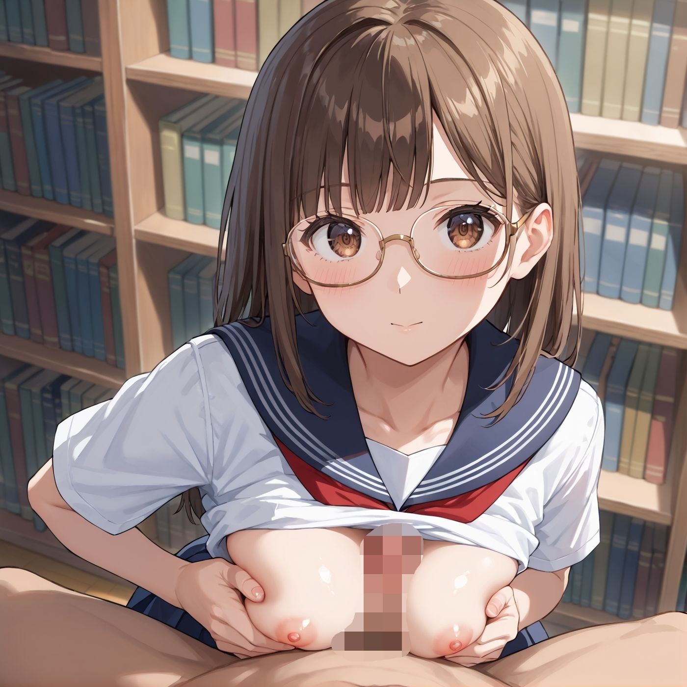 学園性活！図書委員と官能的な秘め事9【メガネ美少女の厳選CG209枚収録】5