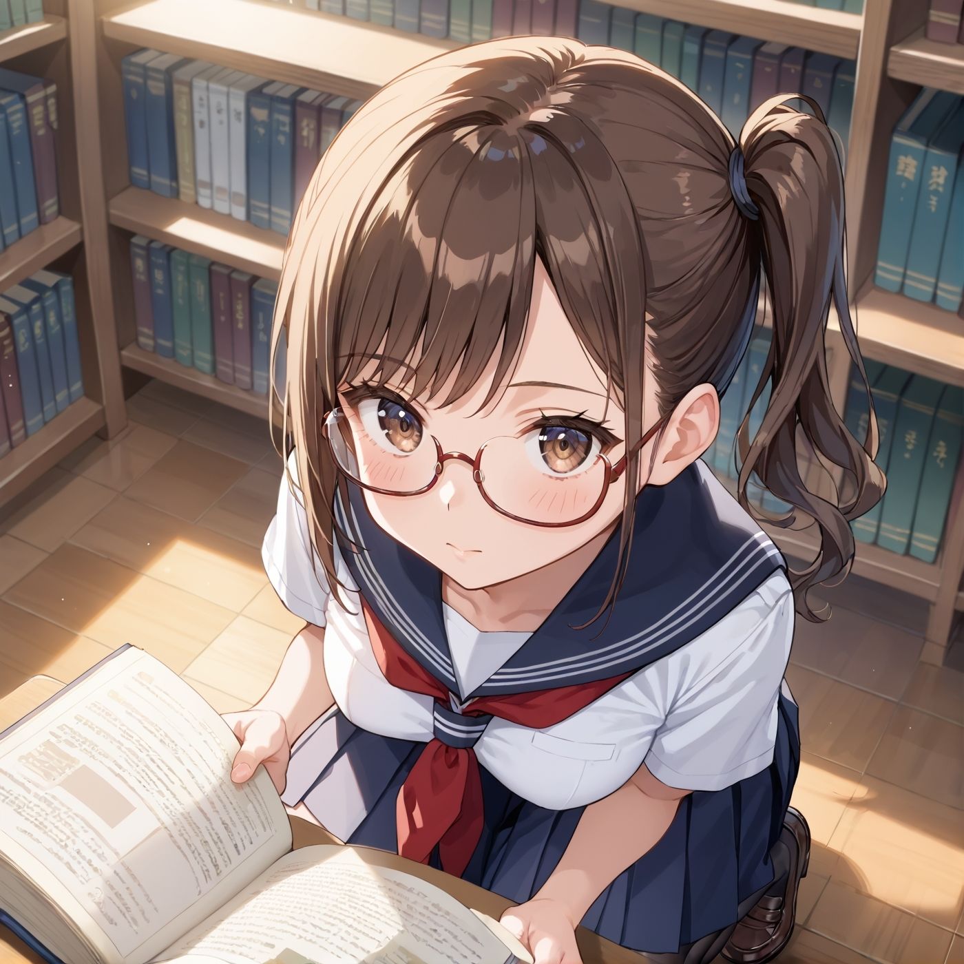 学園性活！図書委員と官能的な秘め事9【メガネ美少女の厳選CG209枚収録】9