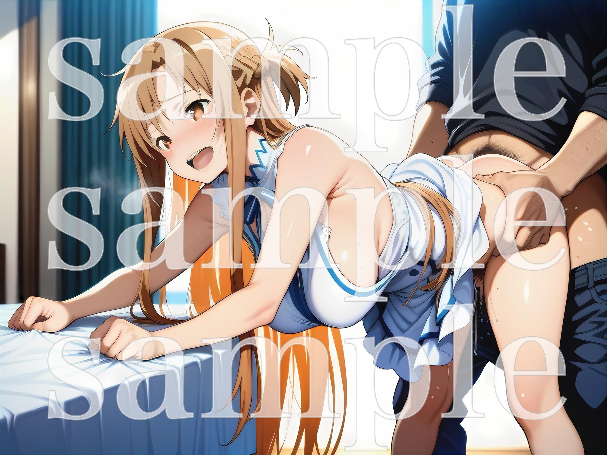 うしろから突いてっ！結〇ア〇ナ編 サンプル画像 1