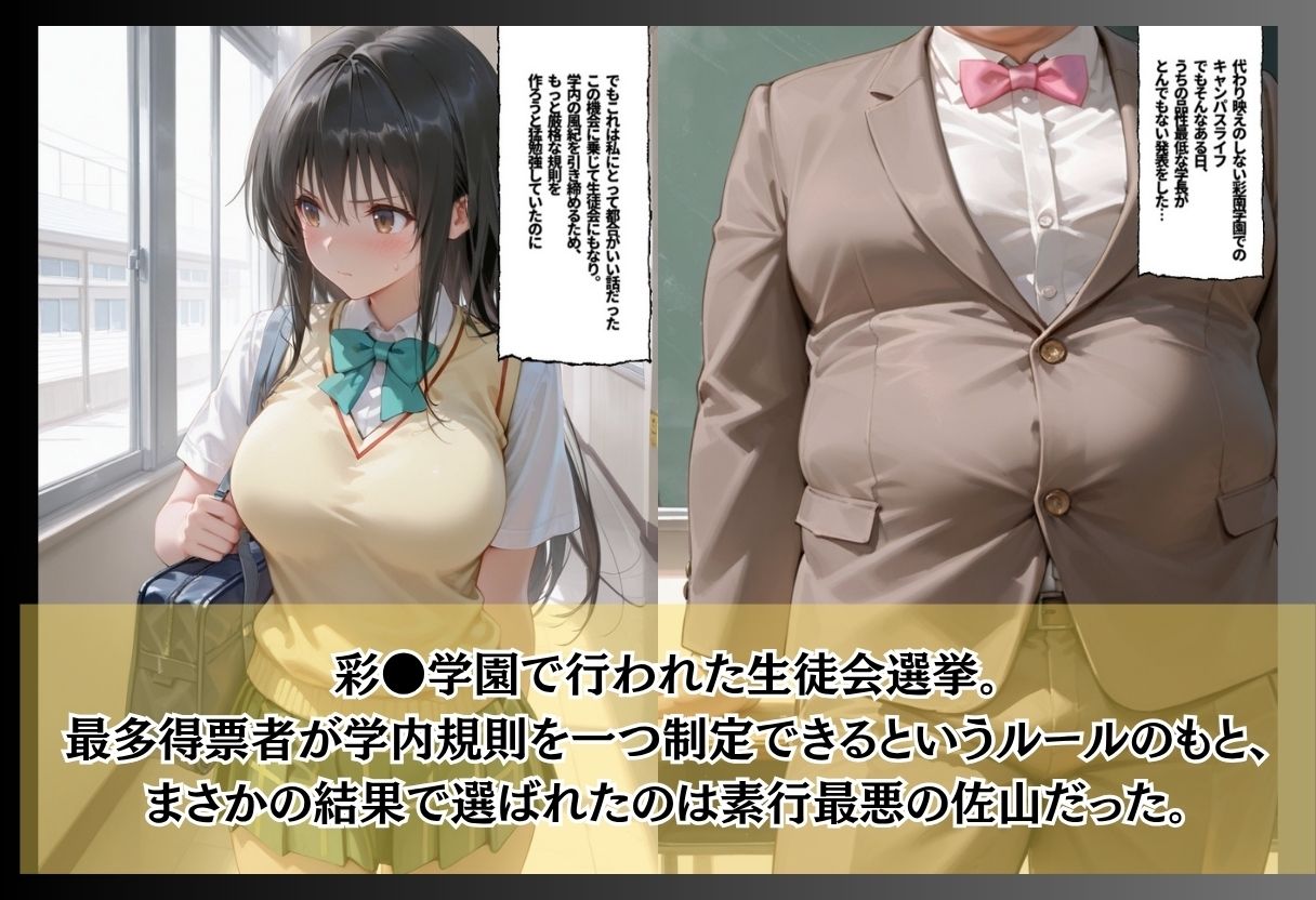 【エロ漫画】「俺に逆らえる女はいない」学園を支配した最低男の快楽制裁1