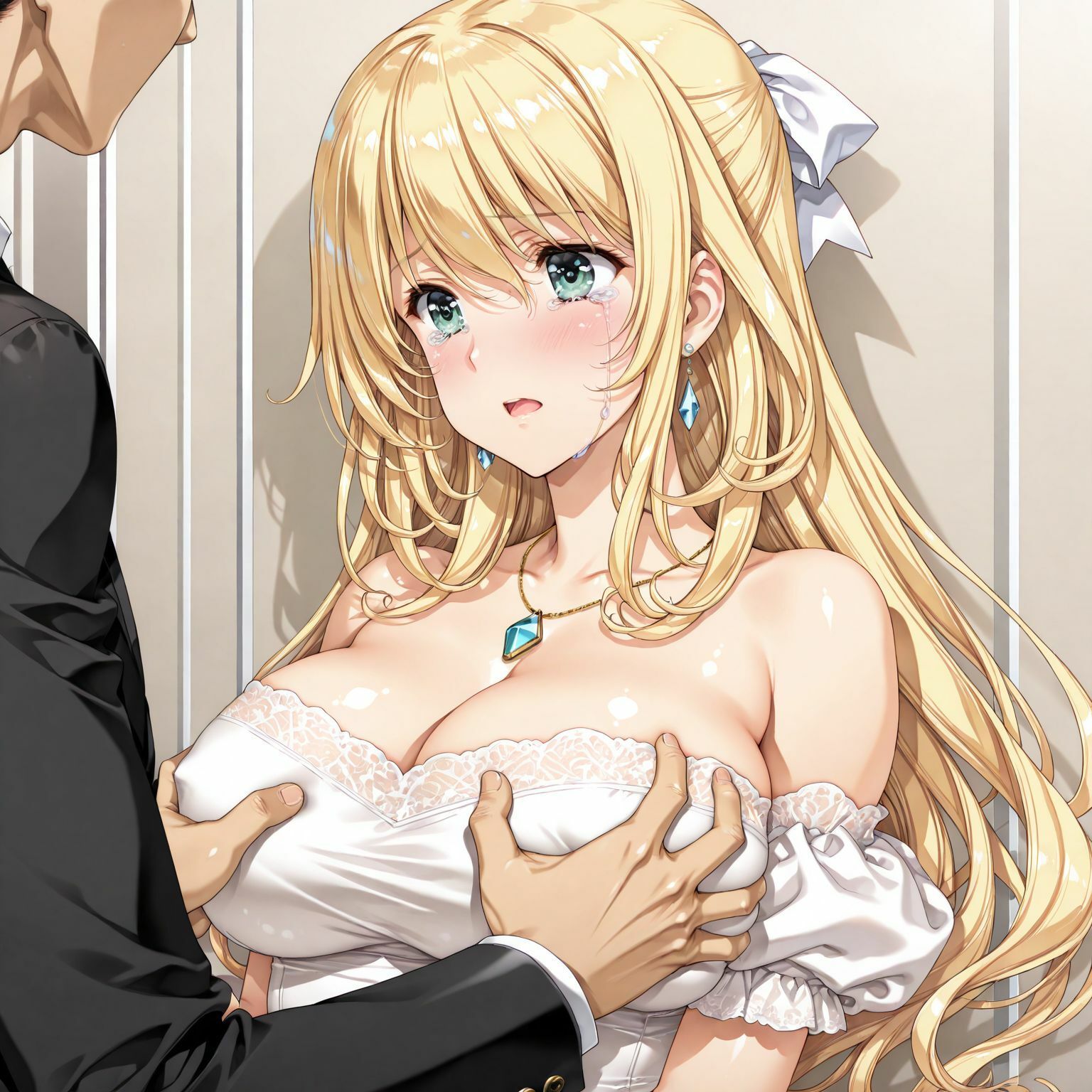 犯●れた金髪女性