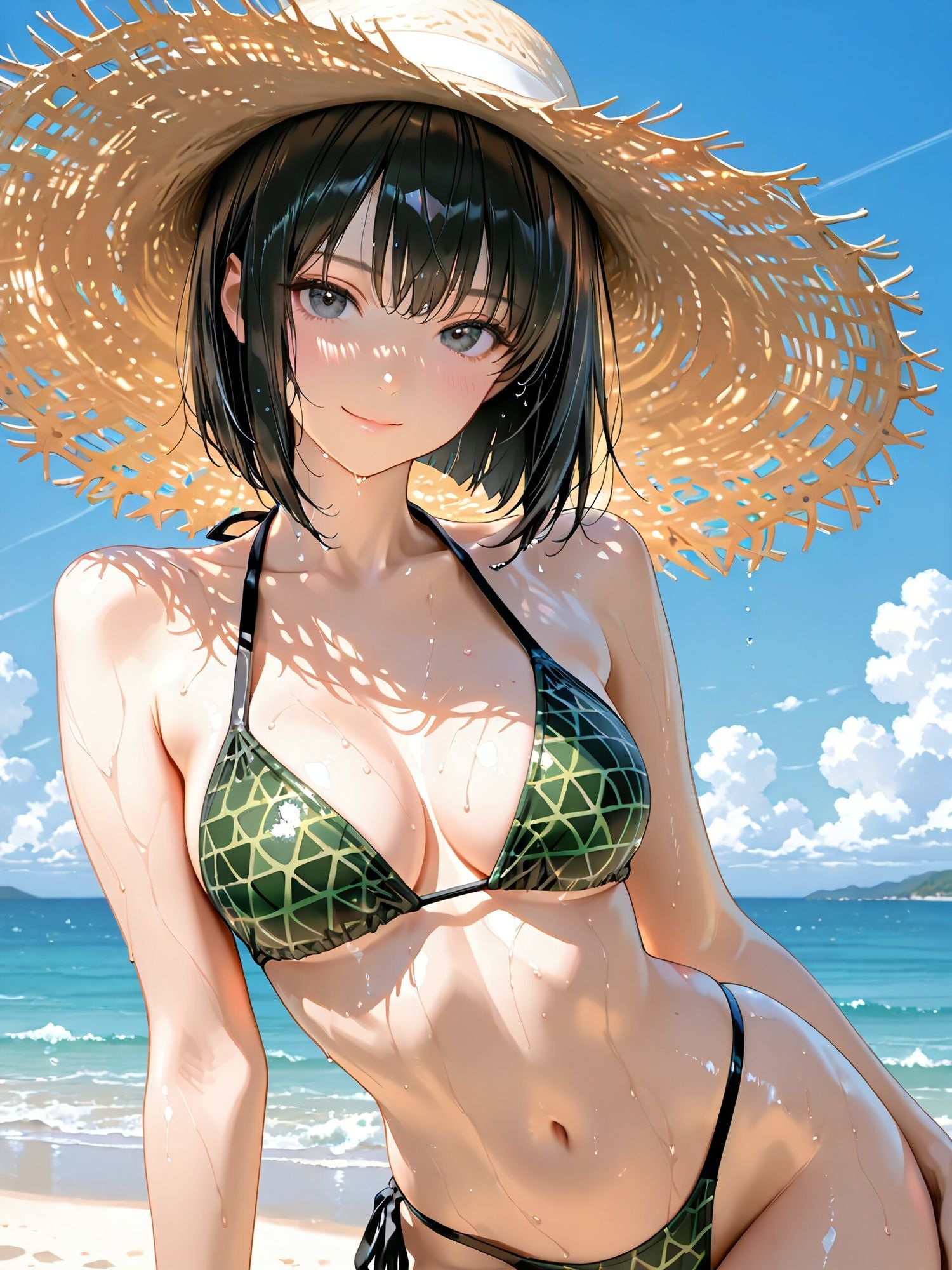 アニマルビキニの女の子 画像1