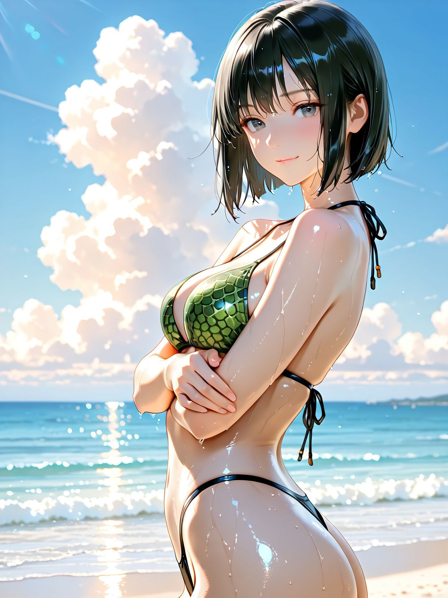 アニマルビキニの女の子 画像2