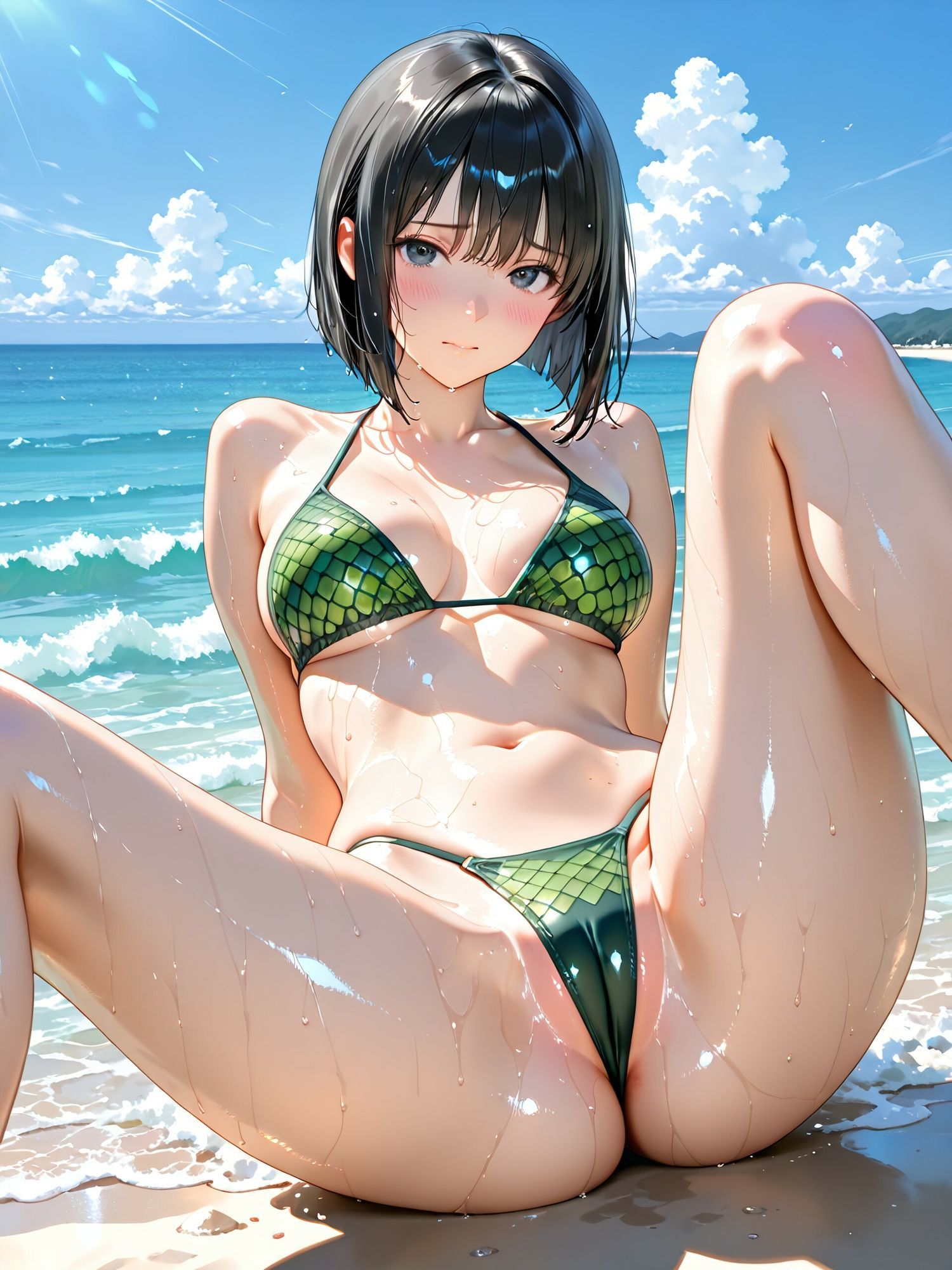 アニマルビキニの女の子 画像4