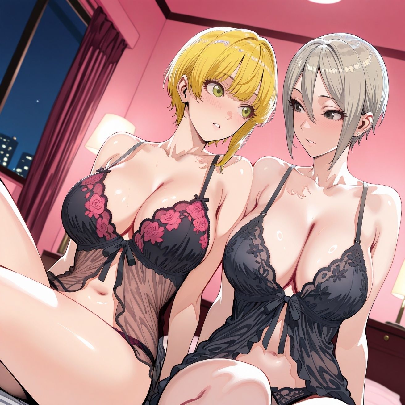 宮○フレデリカ＆塩○周子inホテル 画像1