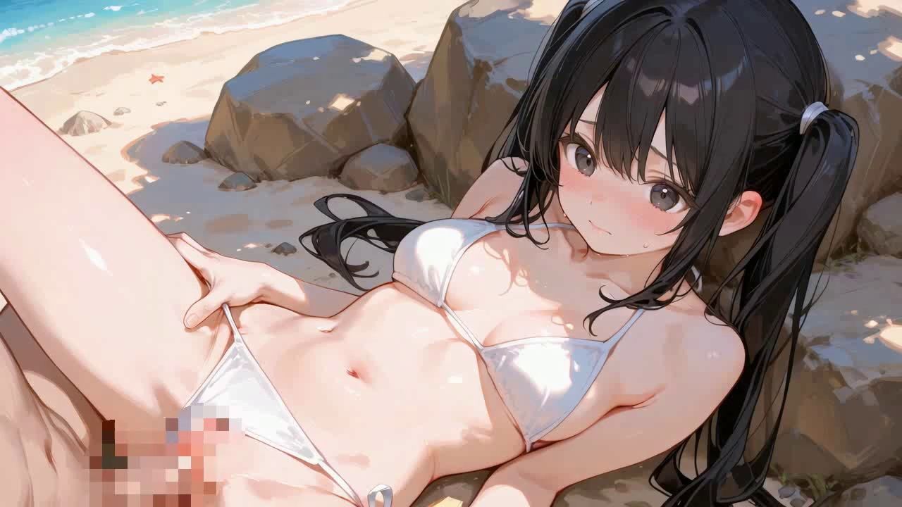 秘密の夏の思い出〜岩陰に隠れて大声で青姦SEXしちゃった夏〜 画像2