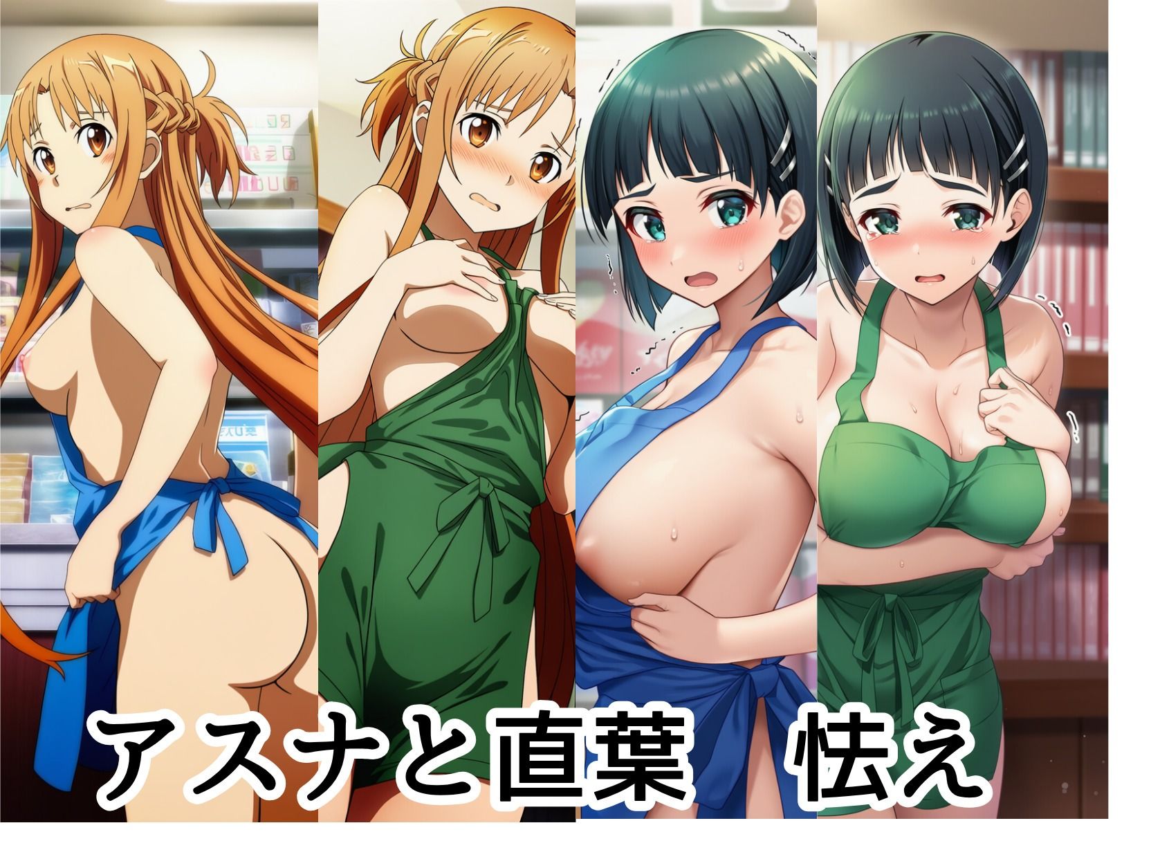アスナ＆直葉が寝取られ！  泣き顔抵抗も虚しくイカされてアヘ顔で種付け中出し2