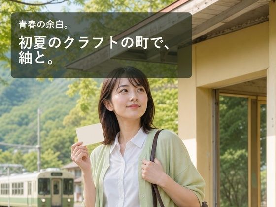 初夏のクラフトの町で、紬と。の表紙