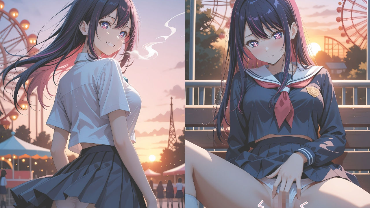 【4K高画質453枚】あの子とヤりたい。〜星〇ア〇 キラキラアイドルのどエロな裏顔〜1