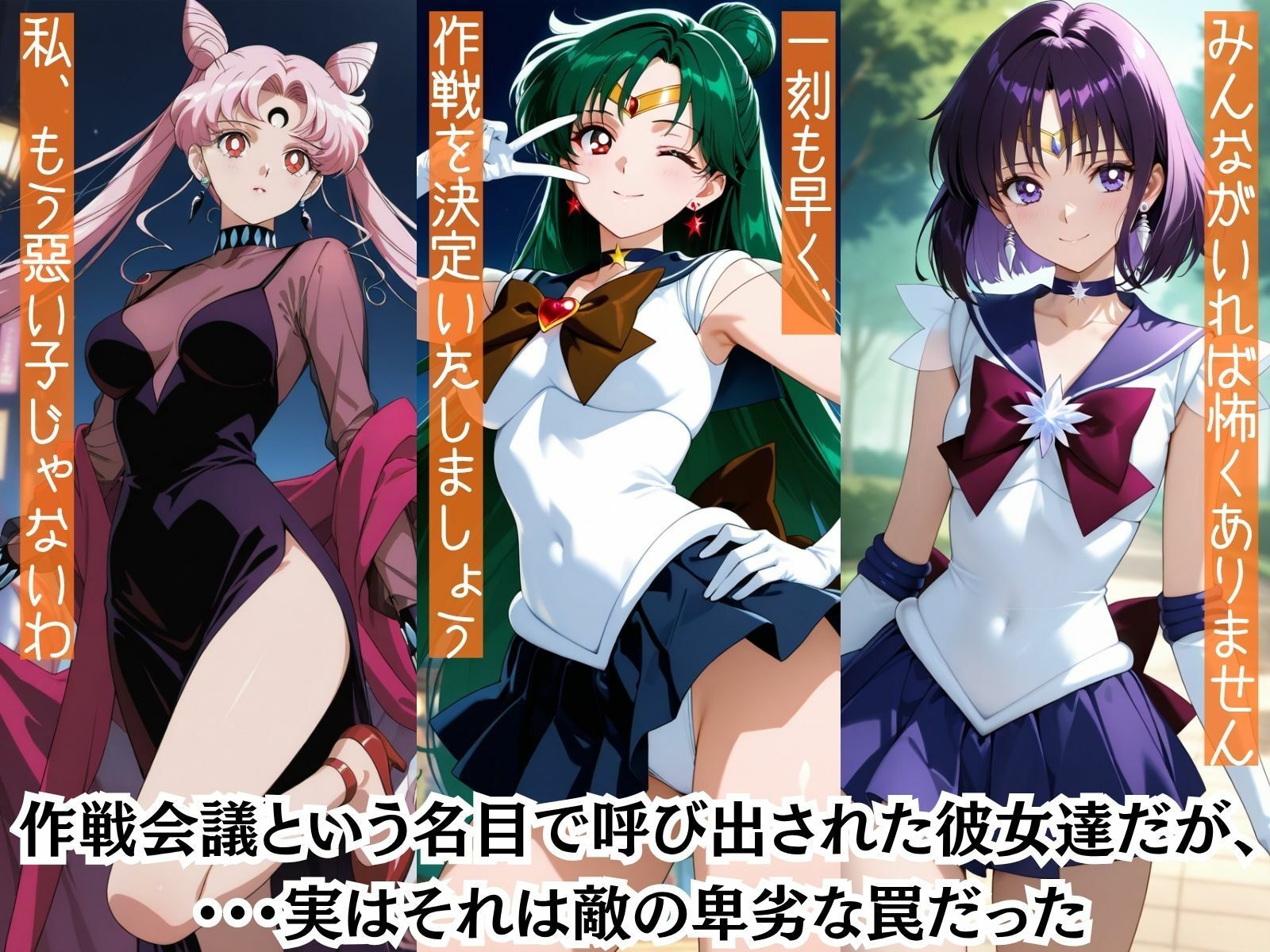 もしも根は真面目なセーラー戦士達を強●的に○〇の力で着せ替え人形に堕として弄んだら？セーラームーン編 画像2