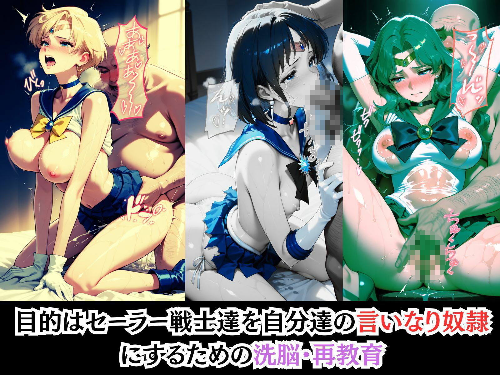 もしも根は真面目なセーラー戦士達を強●的に○〇の力で着せ替え人形に堕として弄んだら？セーラームーン編 画像3