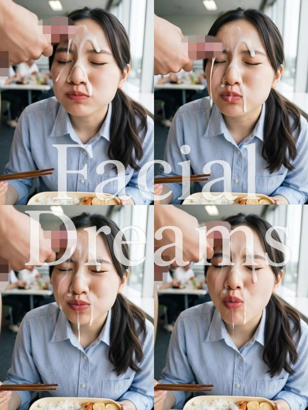 【顔射主義】Vol.8  食事編 33食分の顔射の瞬間を丁寧に描き出した写真集 Vol.8 画像3