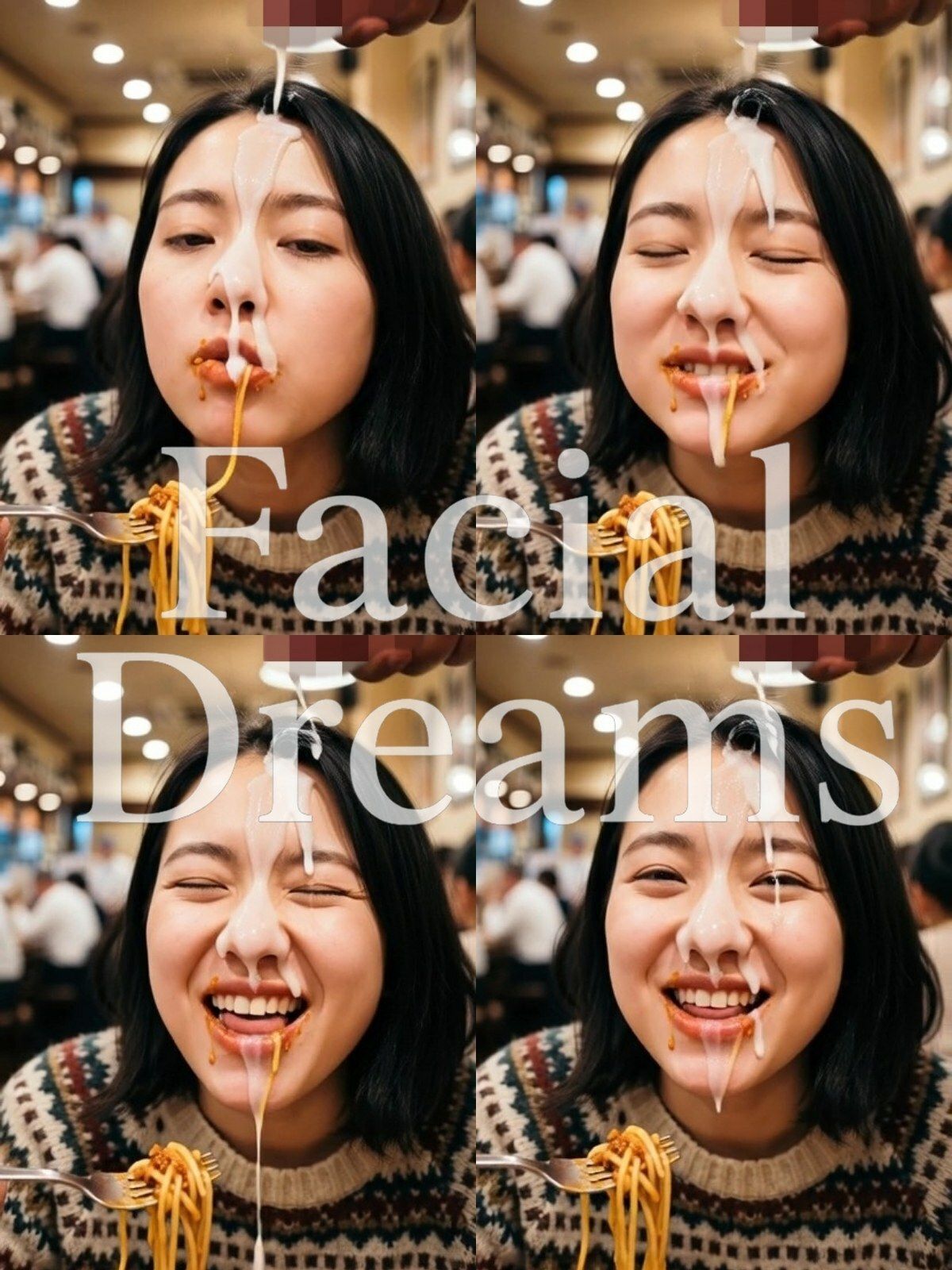 【顔射主義】Vol.8  食事編 33食分の顔射の瞬間を丁寧に描き出した写真集 Vol.8 画像7