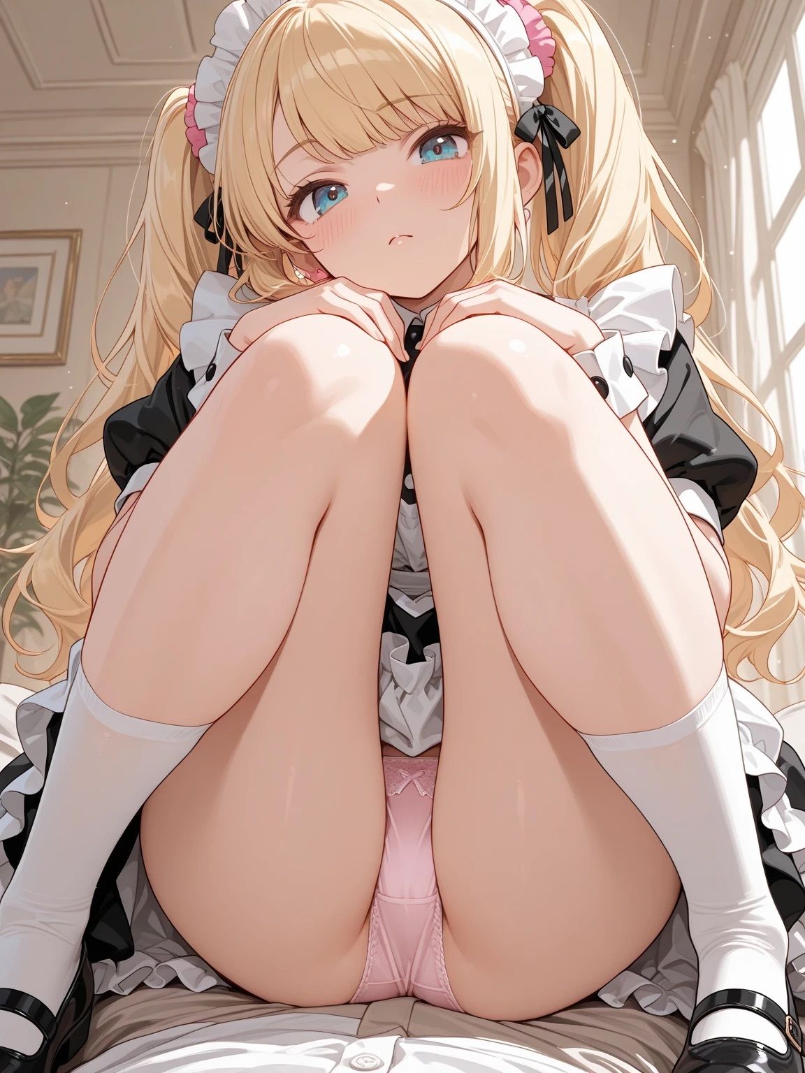 メイド服の女の子がパンツを見せてくれる 画像2