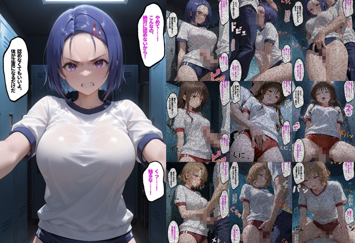 更衣室に閉じ込められた強気女の転落 画像4