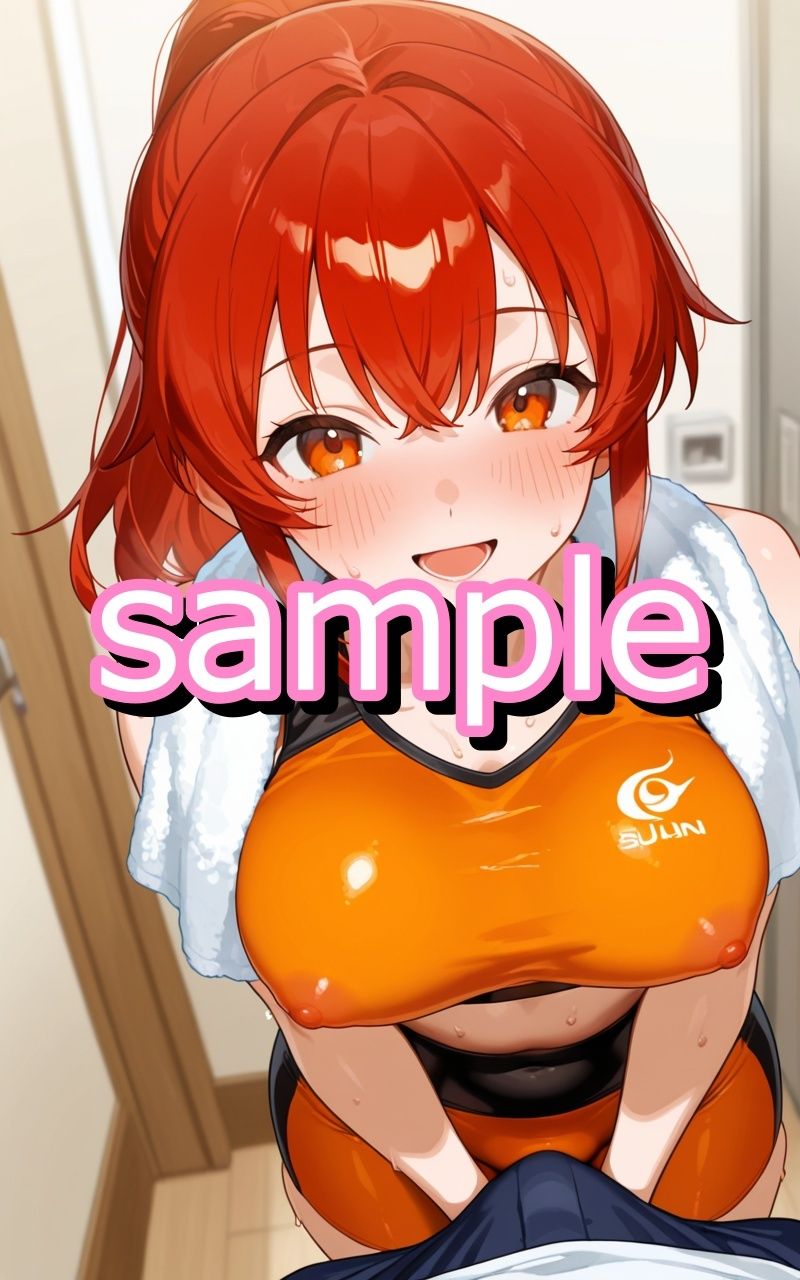 幼なじみお姉さんと一緒にランニング。汗だくになったお姉さんに興奮して玄関でしちゃうイラスト集 画像3